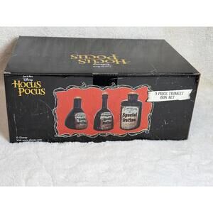 Disney Hocus Pocus Sanderson Sisters “Special Potion” 3-Piece Trinket Box Set​